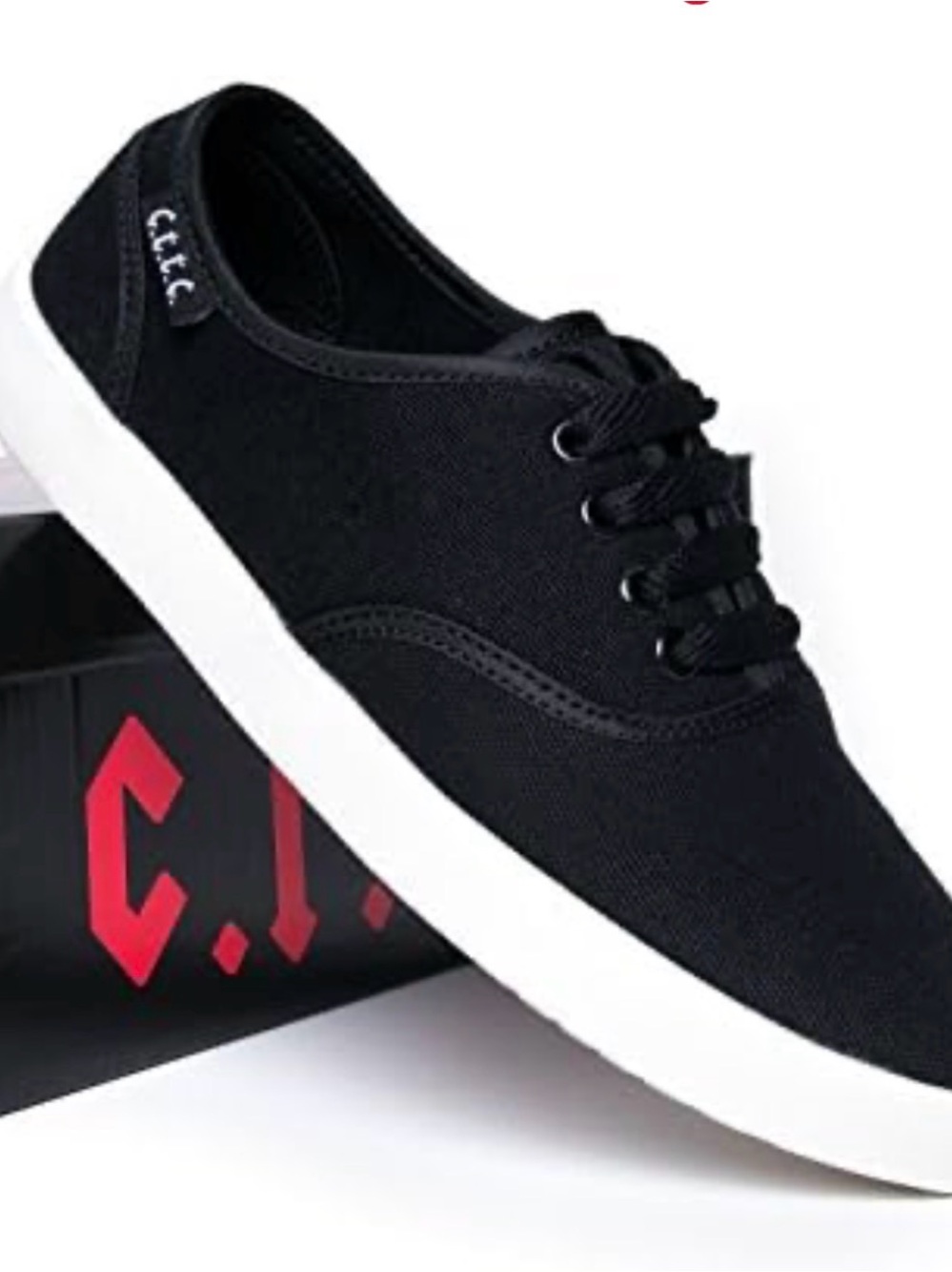 NWOB Cute to the Core Kodi Black Canvas Slip-On Sneaker US W SZ 10